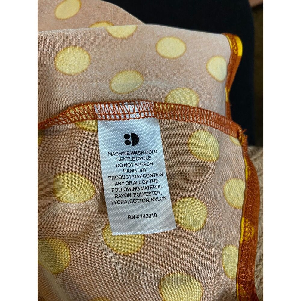 DotDotSmile Baby Girls 6 12M Ballerina Dress Brown Yellow Polka Dot Twirl Cross